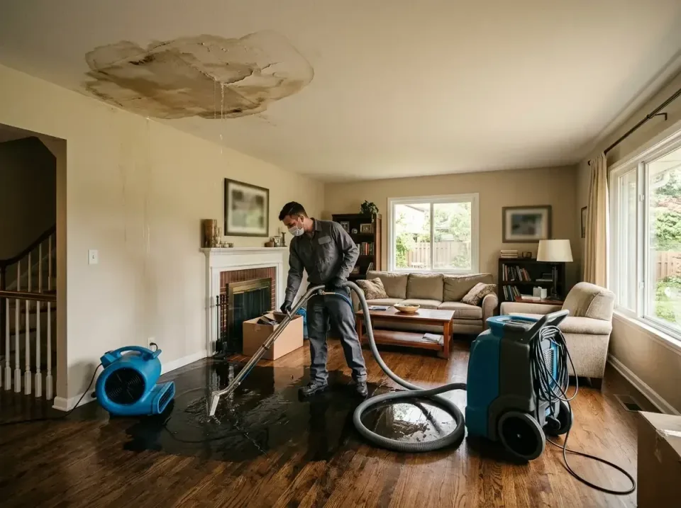 attic-pipe-burst-ceiling-drip-008 — frequently asked questions, Water Damage Restoration & Carpet Care in Hartford, WI